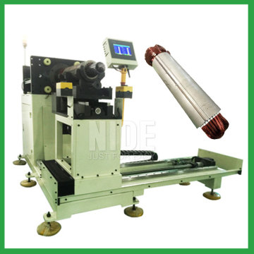 Horizontal type semi-auto stator winding inserting machine