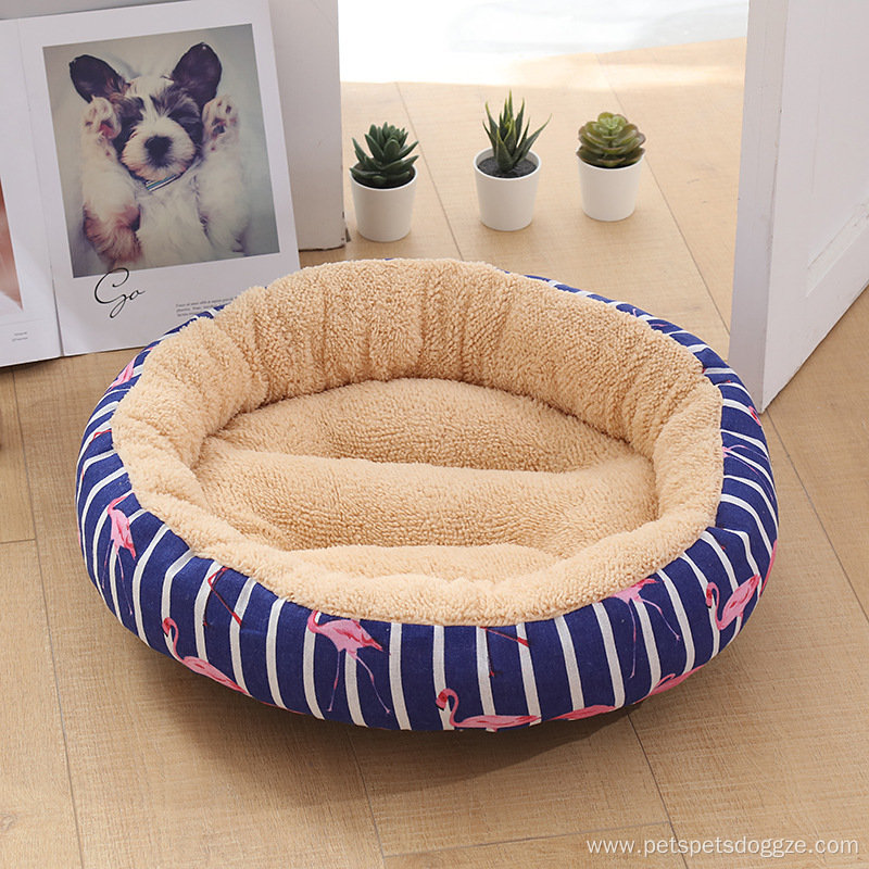 warm washable multi color luxury pet dog beds