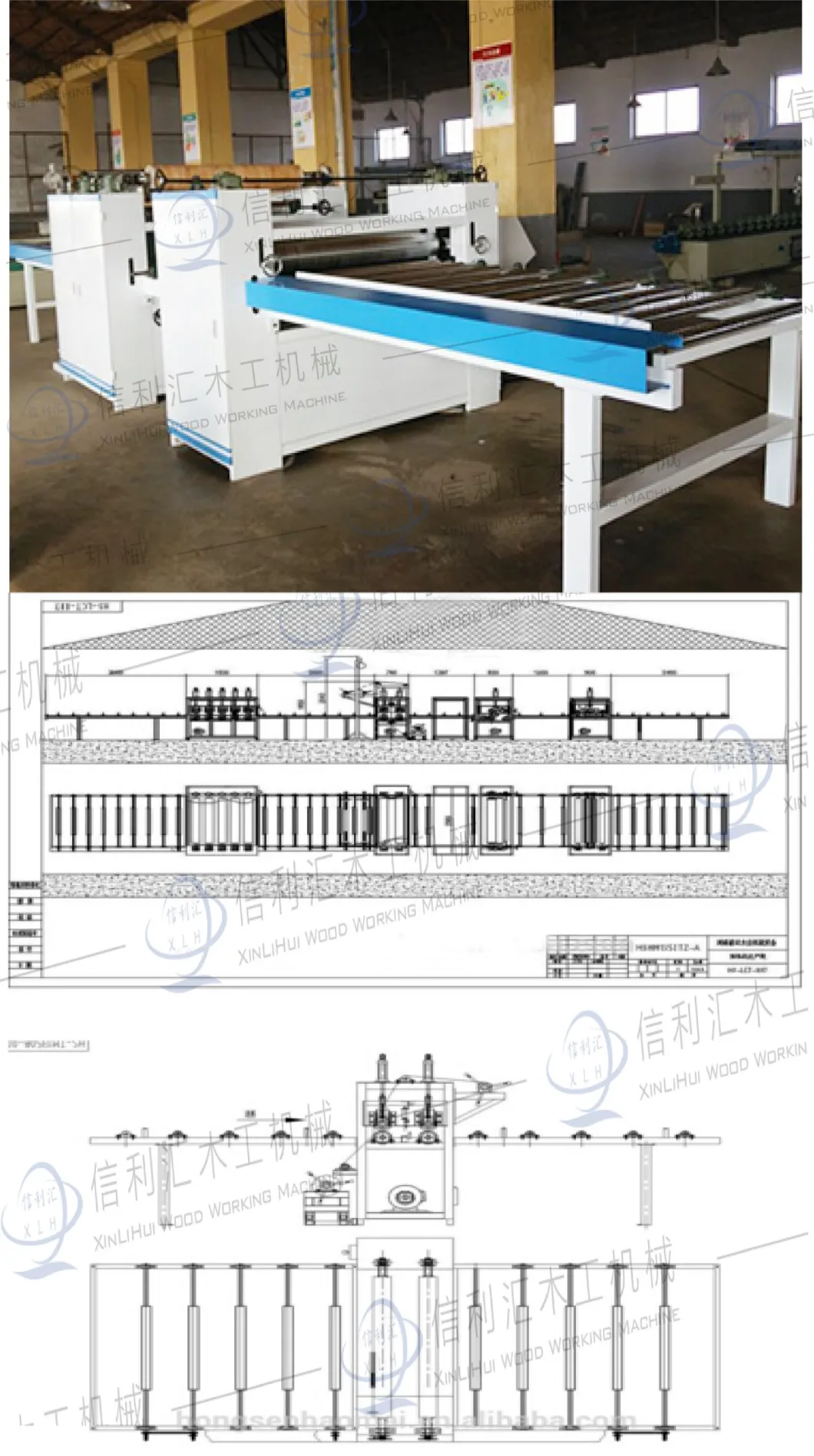 Double Side Wood Base Panel Sticking Machinery/ PE Film / PVC Film MDF Laminating Machine/ Automatic Laminator for PU Foam Wood Paper Machinery Laminator