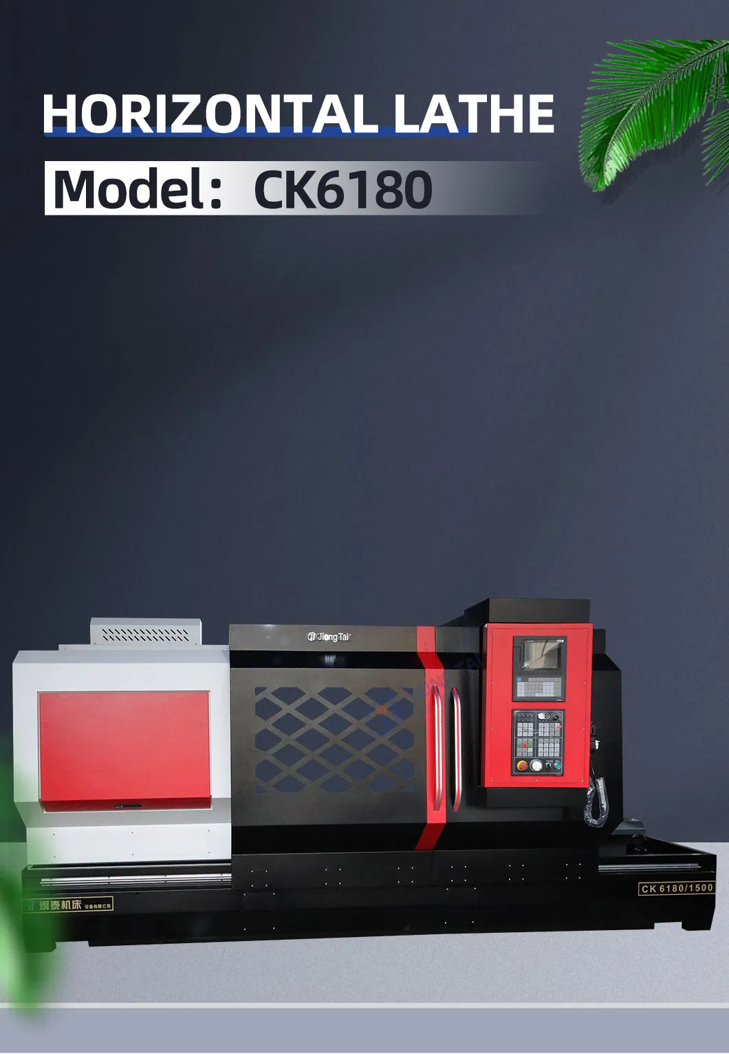 Truning CNC Lathe Machine Factory Price Ck6180 Flat Bed Lathe Series