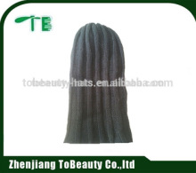 plain long beanie hat