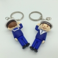 Silicone phim hoạt hình 3D Keychains