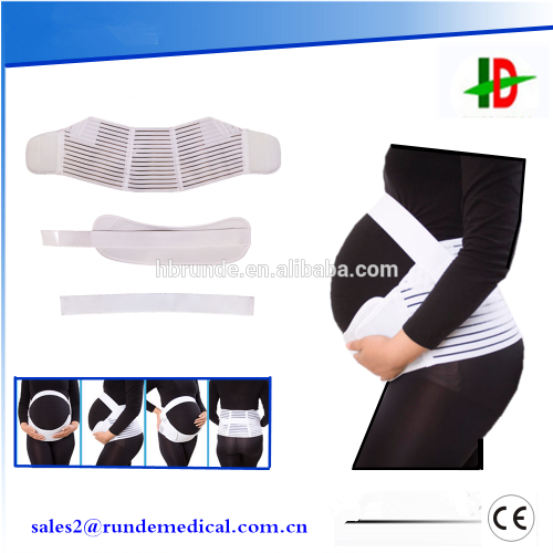 soft velvet material elastic strapping Maternity Belt