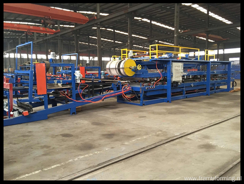 eps rock wool sandwich panel production line