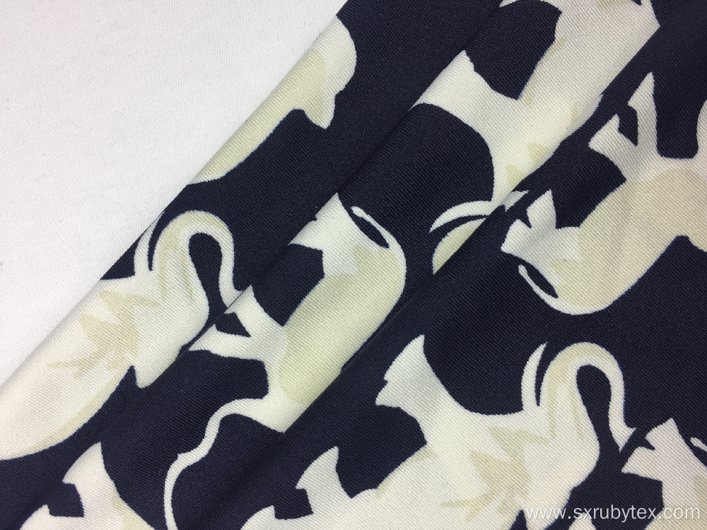 Polyester Spandex DTY Print Fabric