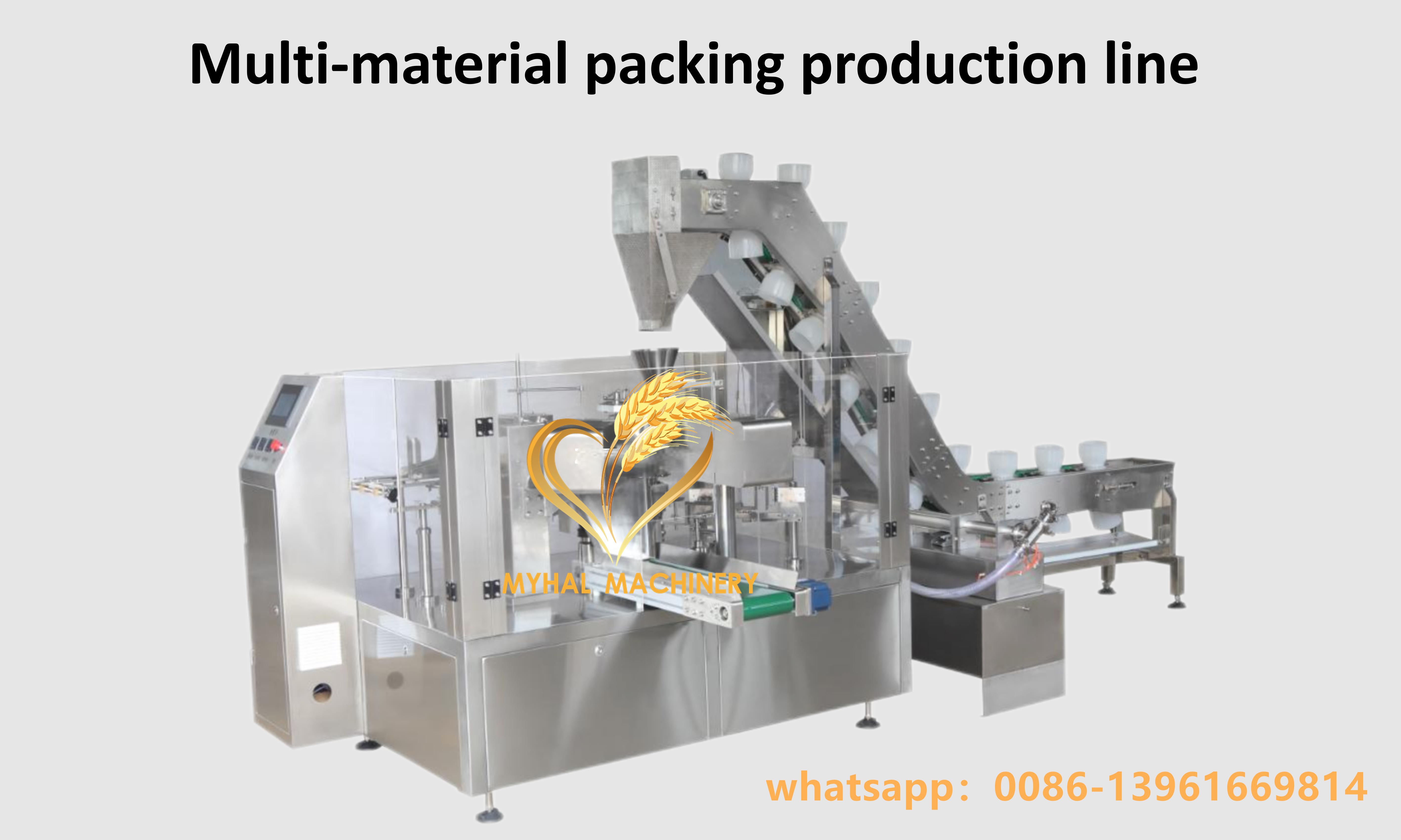 rotary animal feed powder doypack packing machine powder premade pouch filling machine