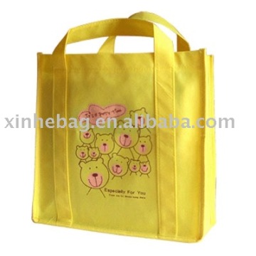 Shopping bag with long handles