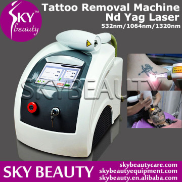 2 in 1 Tattoo Removal Nd Yag Laser Black Doll Tattoo Machine