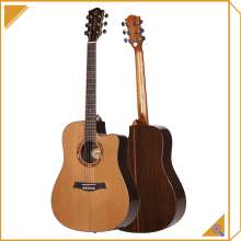 solid wood acoustic guitar china custom brand guitar