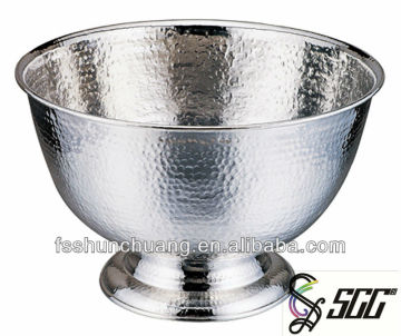 Stainless Steel Hammered Punch Bowl/Beer Cooler/Champagne Bucket