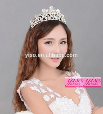 crystal traditional bridal elegant accessories hair piece crown