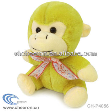Yellow monkey plush toy
