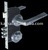 Stainless Steel Mortise Lockset