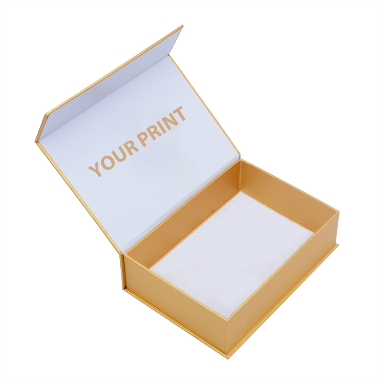 Gloden Magnetic Packaging Custom Paper Packing Skin care products essential oil perfume Paperboard Gift Box For Gift Packaging