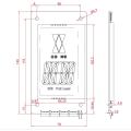 Pantalla LCD de segmento de 4,3 pulgadas