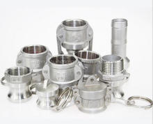 Fluorine lined cam lock C-type quick connector