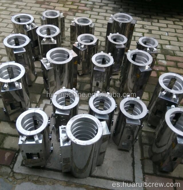Calentadores de extrusora de aluminio para máquina de plástico
