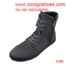Factory latest fashion style men leather boots