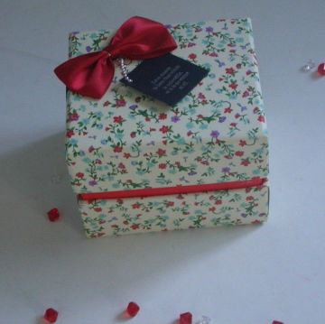 Lovely fabric gift box handcraft box