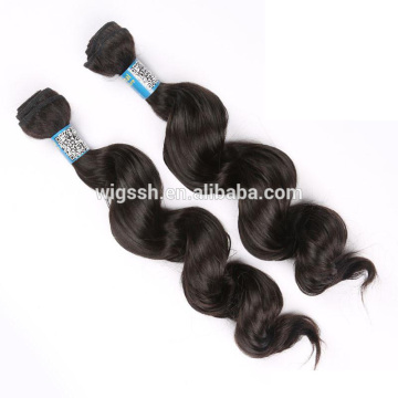 Soft touching hot selling new brazilian loose curl hair weft