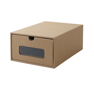 Customized cardboard drawer style shoe box container