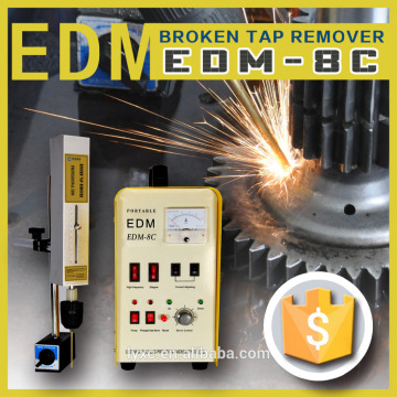 Electrode gift given portable edm machine broken tap exractor broken tap remover