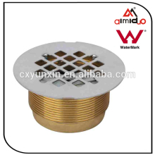 no caulk shower stall drain