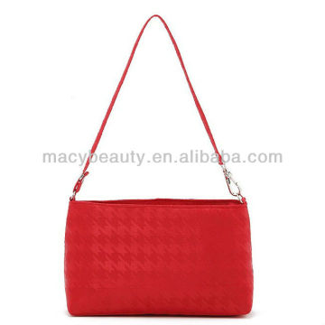 Red evening clutch bag