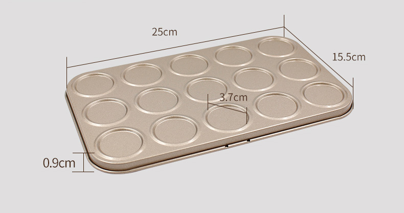 15x carbon steel macaron cookie sheet (8)