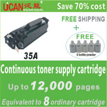 35A(CTSC) compatible toner cartridge for HP LJ P1102; one CTSC equal to 6 pieces of normal one,no different in ink and toner