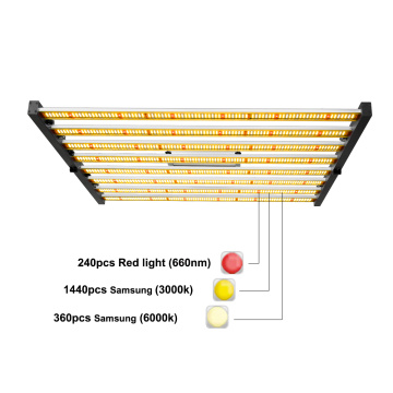 Hidroponia Crescimento da luz UV IR 640W