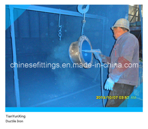 Epoxy Coating Gg50 Ductile Iron Flange Spigot