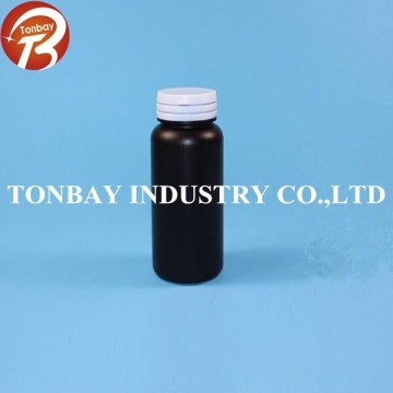 PE high quality frosted plastic bottle with easy pulling lid