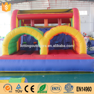 Widely Used Inflatable Train Obstacle Course Inflatable Castle Obstacle Course