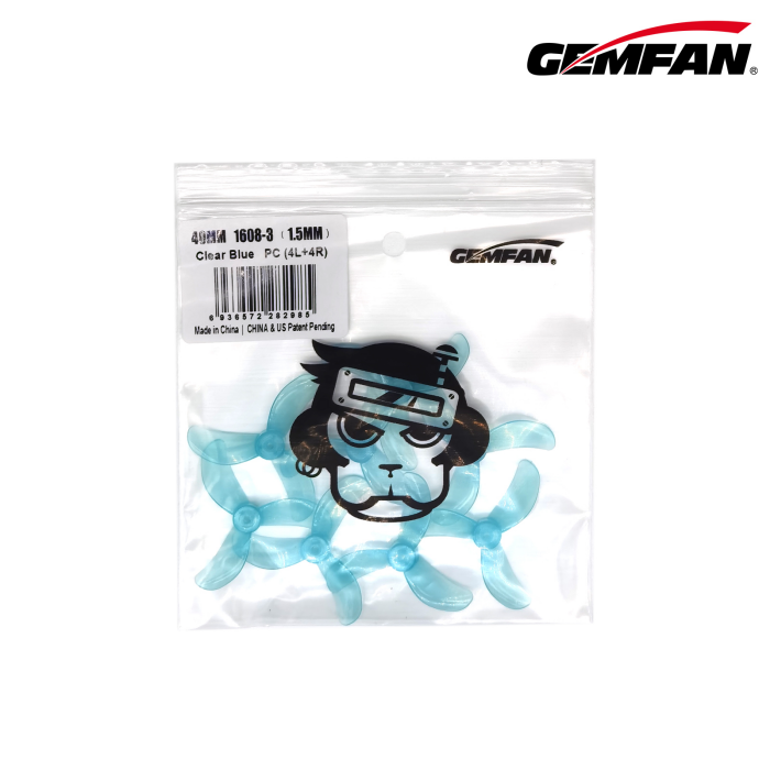 1608-3 Clear Blue package 1608-3 Clear Blue package