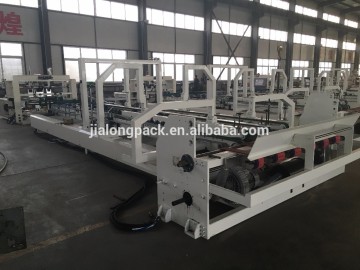 Carton box making automatic folder gluer machine