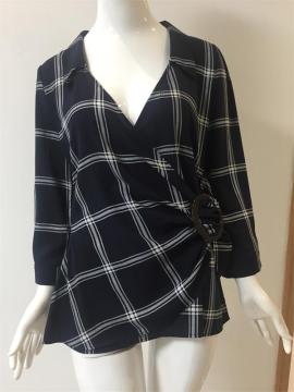 Viscose Printed Check Shirt