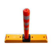 Plastic Bollards: Lane Separators and Road Delineators