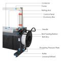 Sellado automático de cartón y línea de la máquina de embalaje de tirantes PP