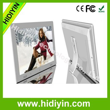 acrylic video 19"digital photo frame auto play vid