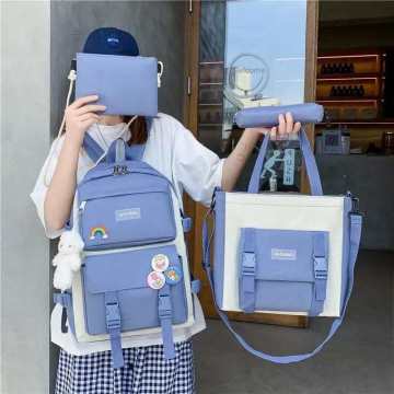 2023 New Student Fashion Backpack for Junior High School and College Students