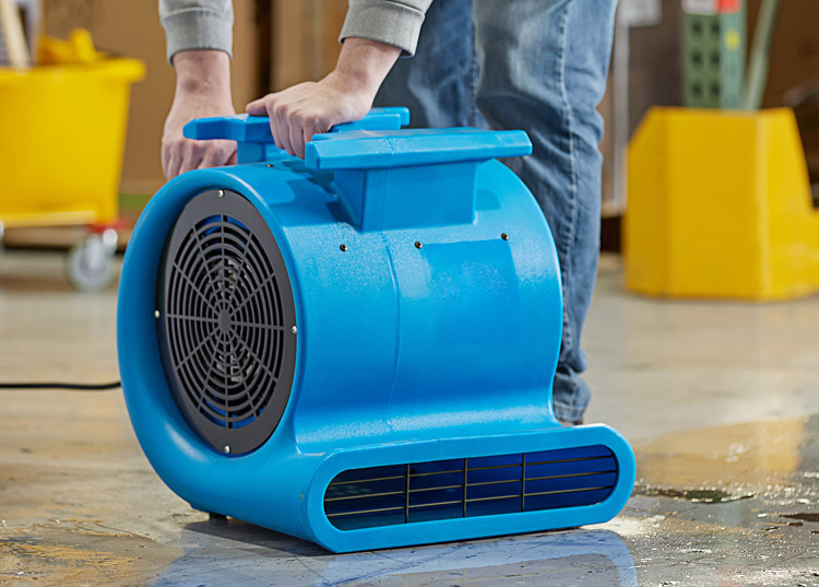 Floor Restoration Air Mover Blower Janitoral Floor Dryer with CE certification for Water Damage Restoration