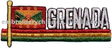 Embroidered Flag patches for Wearing Apparel