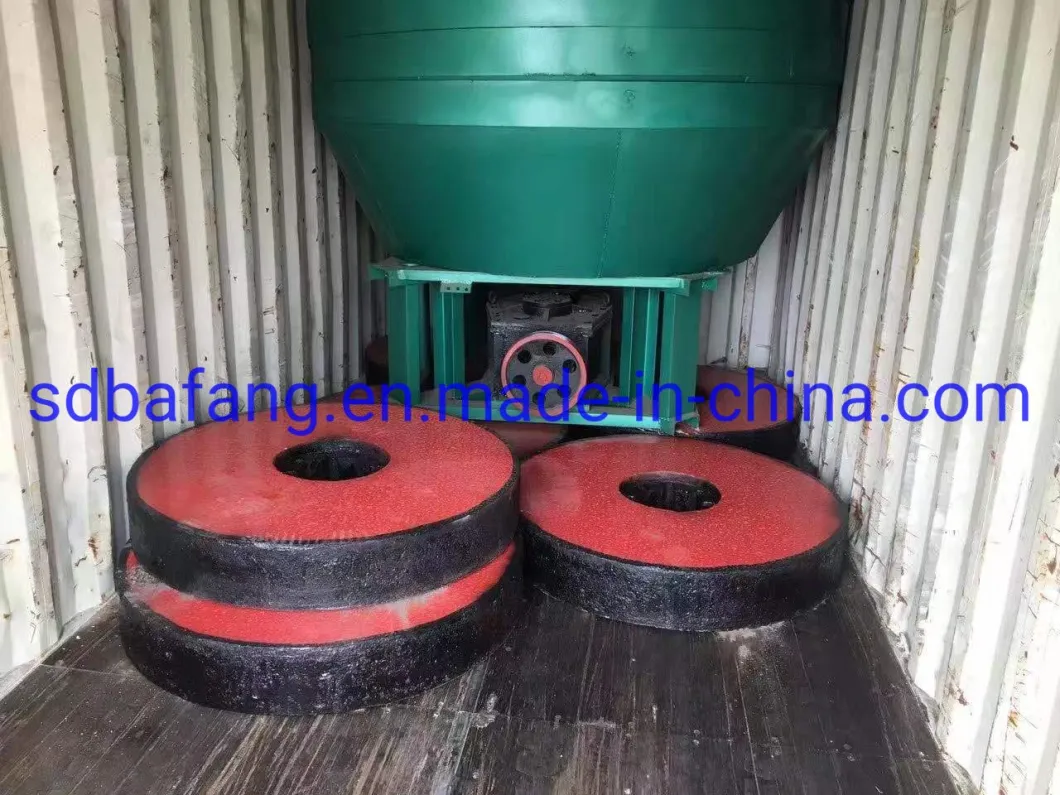 Energy-Saving Gold Mineral Equipment Wet Pan Mill Gold Grinder Made in China