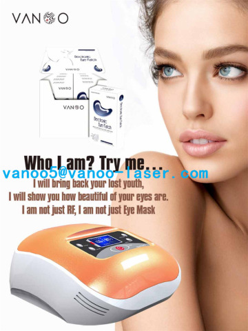 Personal eye care beauty device with Electronic RF eye patch