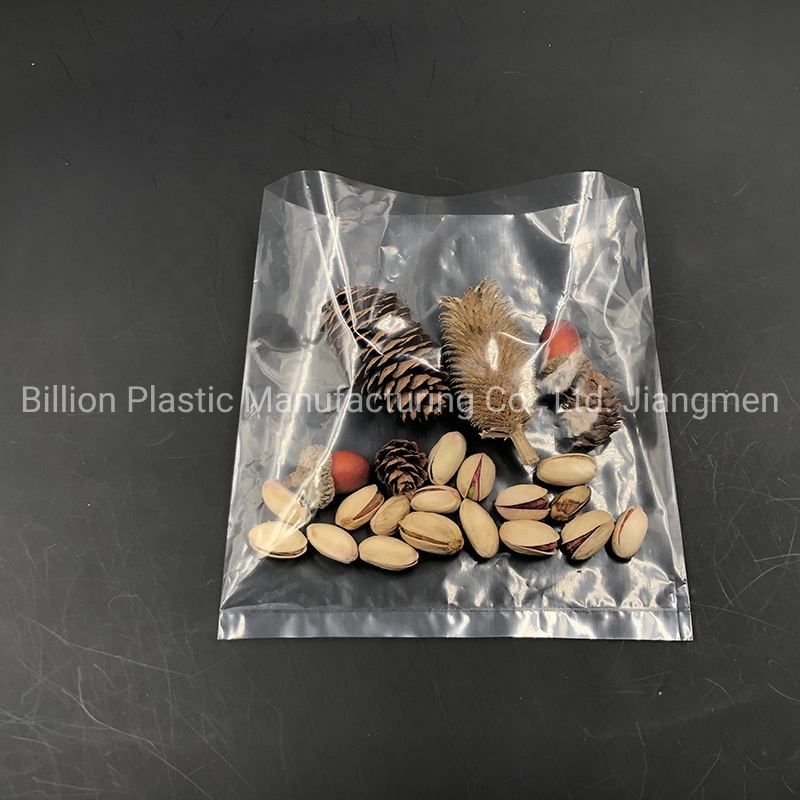 PE Clear Thick Plastic Flat Open Food Poly Packaging Bag