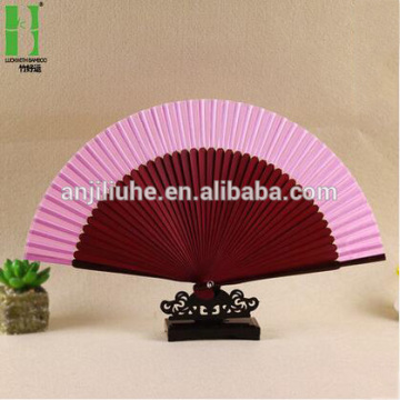 Fancy lady folding fan logo hand fan