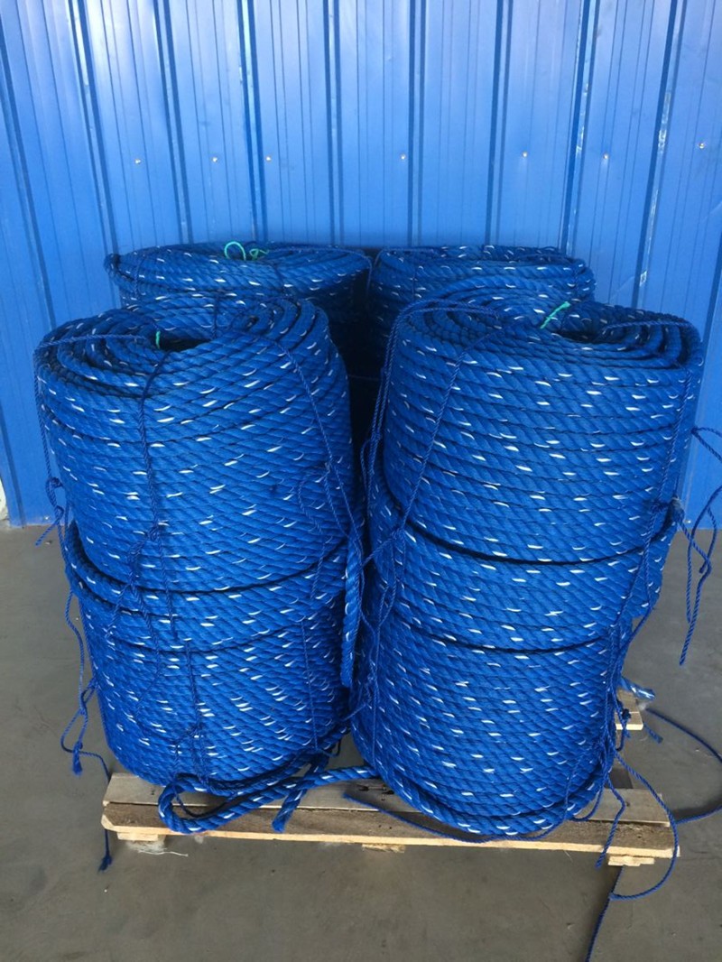 Factory price 3 strand HDPE ropes, polyethylene ropes, PE ropes