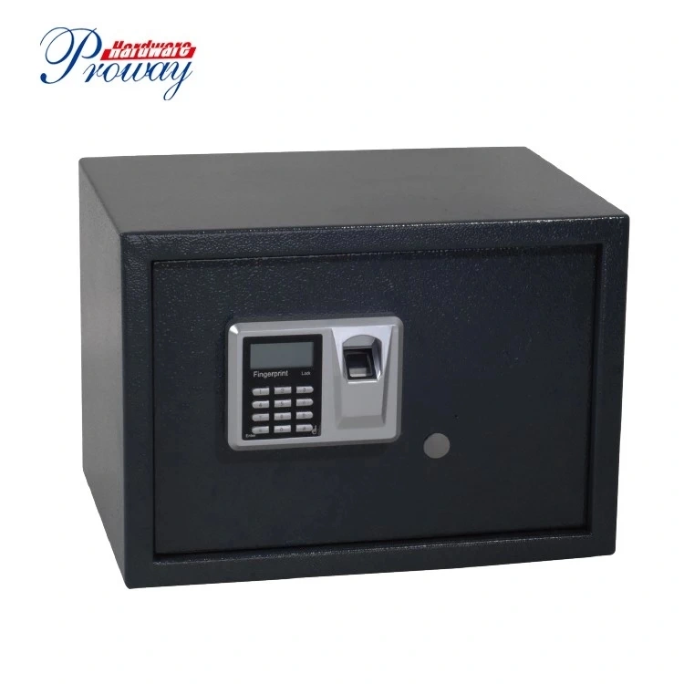 Biometric Fingerprint Safe with Digital Keypad Lock LCD Screen Dimension 350X250X250mm