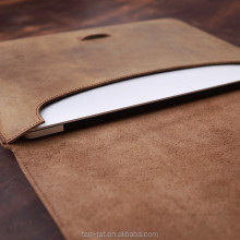 Tanned Leather File Folder Compendium Organizer